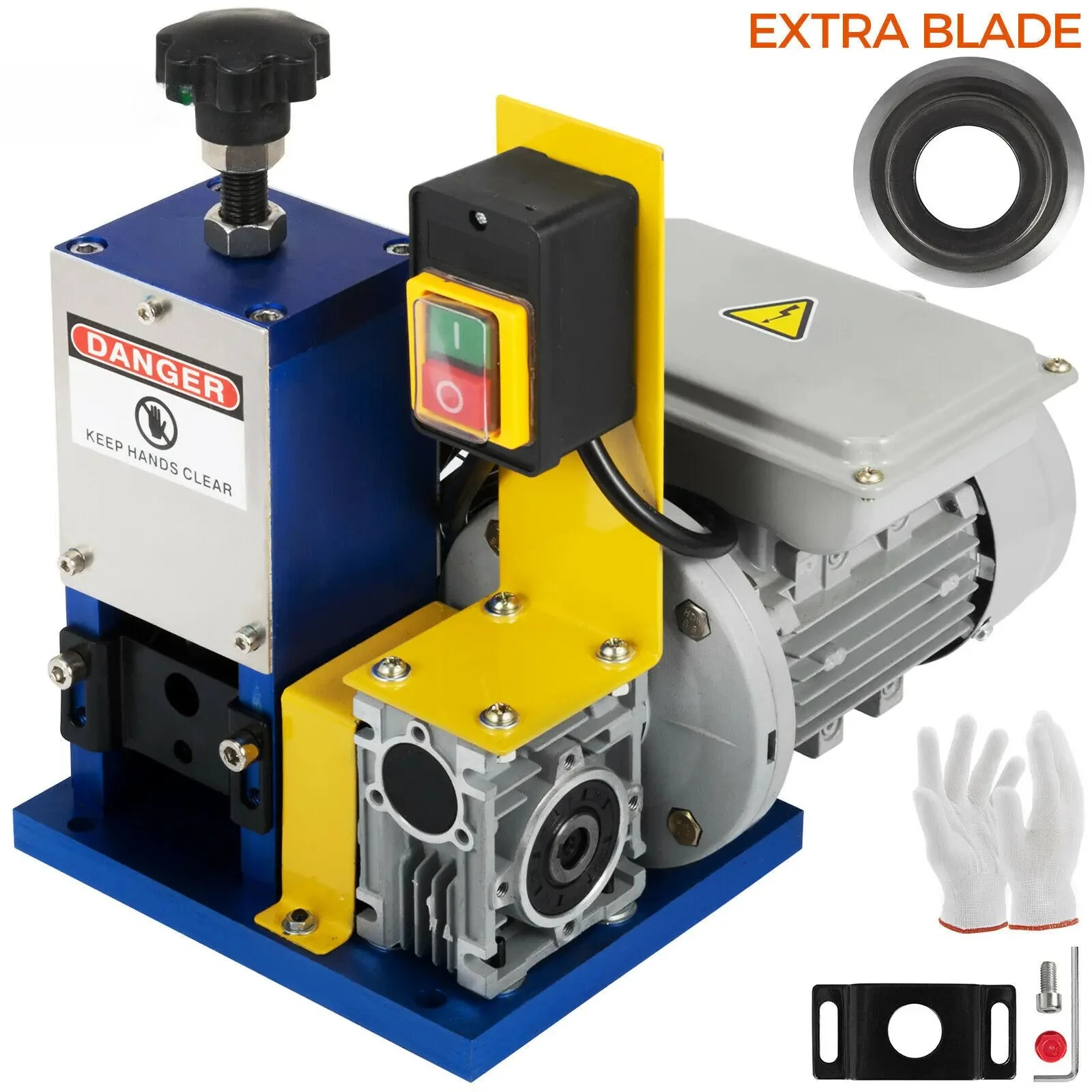 SIHAO Electric Wire Stripping Machine Hand Crank Copper Cable Peeler Stripper Tool with Emergency Stop for Household Use
SIHAO Electric Wire Stripping Machine Hand Crank Copper Cable Peeler Stripper Tool with Emergency Stop for Household Use
