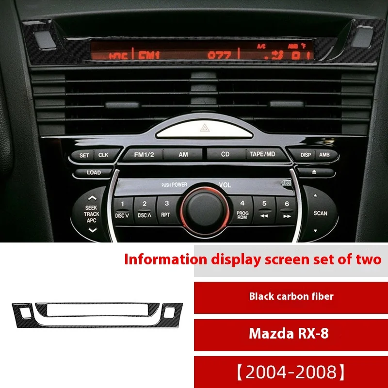 For Mazda 04-08 RX-8 Interior Modification Carbon Fiber Information Display Decorative Sticker
For Mazda 04-08 RX-8 Interior Modification Carbon Fiber Information Display Decorative Sticker