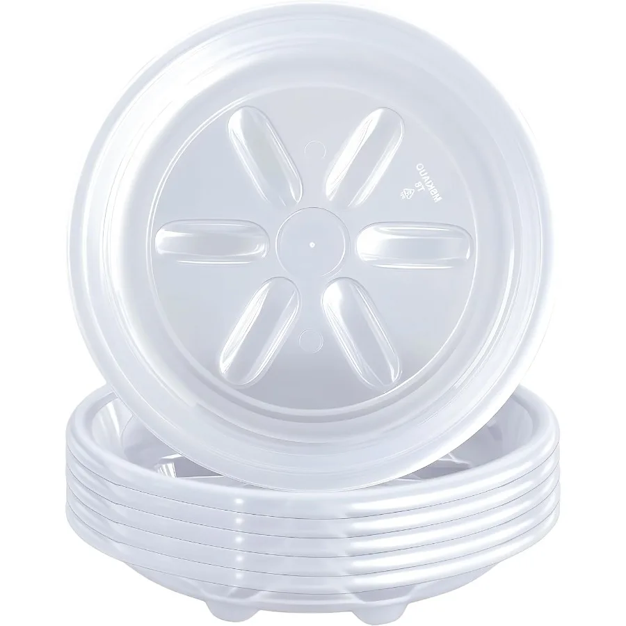 6 Pack of Plant Saucer 8 inch Heavy Duty Clear Plastic Plant Saucers Round Plant Drip Trays for Indoors Outdoor Plant Water Tra
6 Pack of Plant Saucer 8 inch Heavy Duty Clear Plastic Plant Saucers Round Plant Drip Trays for Indoors Outdoor Plant Water Tra
