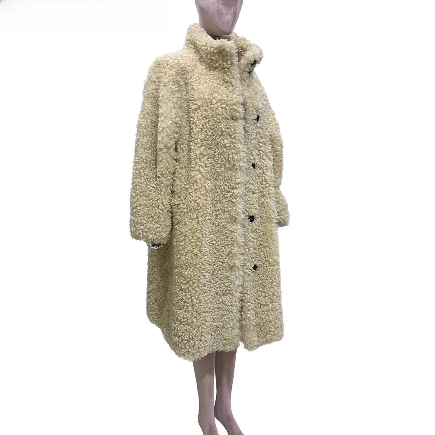 Nerazzurri Long Fur Collar Loose Women's Eco-Friendly Faux Fur Coat Warm Windproof Casual Style Mid-Length Polyester Lined
Nerazzurri Long Fur Collar Loose Women's Eco-Friendly Faux Fur Coat Warm Windproof Casual Style Mid-Length Polyester Lined
