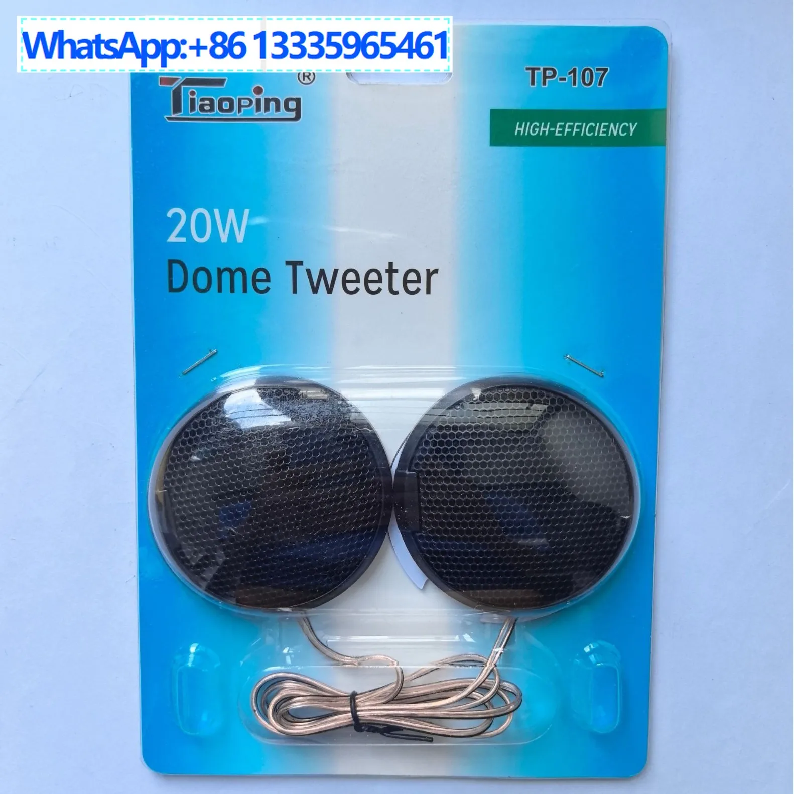 5Pcs TP-107 Wholesale Car treble piezoelectric speaker treble head ultra high sound quality car audio 20W speaker
5Pcs TP-107 Wholesale Car treble piezoelectric speaker treble head ultra high sound quality car audio 20W speaker