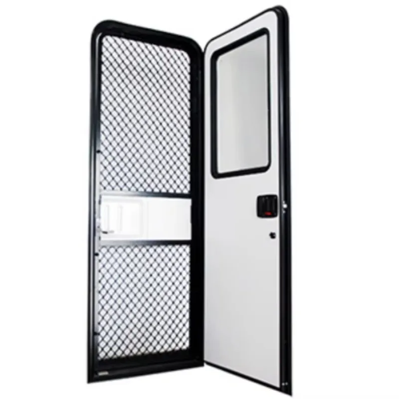 762x1908mm RV Door with Aluminum Frame and Sandwich Panel Featuring Inner Anti-Insect Door
762x1908mm RV Door with Aluminum Frame and Sandwich Panel Featuring Inner Anti-Insect Door