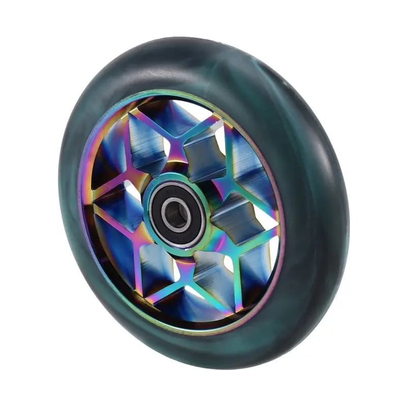 [NEW!ABKG】 Scooter Replacement Wheels 110Mm With Bearings Aluminum Wheel Hub Green Stunt Scooter Kick Scooter Accessories
[NEW!ABKG】 Scooter Replacement Wheels 110Mm With Bearings Aluminum Wheel Hub Green Stunt Scooter Kick Scooter Accessories
