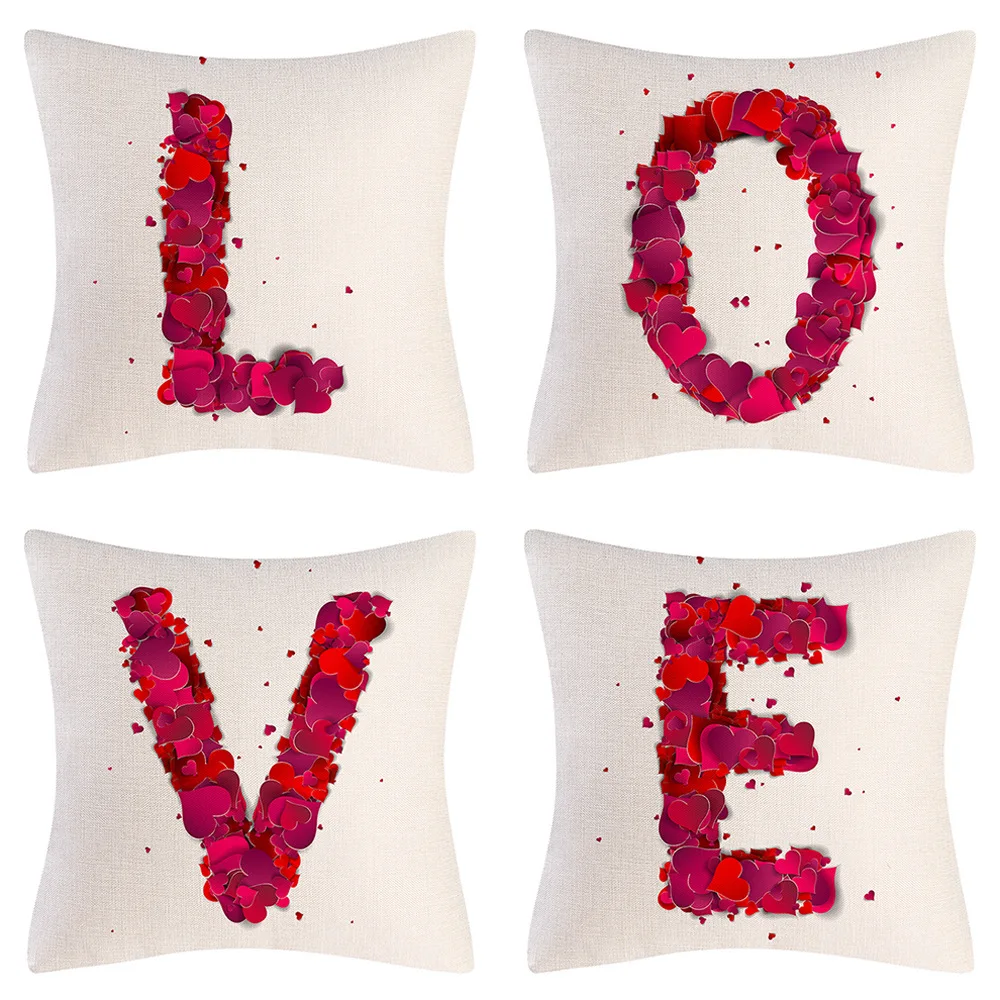 New Valentine's Day LOVE Red Sweetheart Love Printed Pillow Case Cushion Cover Decorative Pillow Cover For Home Sofa Accessories
New Valentine's Day LOVE Red Sweetheart Love Printed Pillow Case Cushion Cover Decorative Pillow Cover For Home Sofa Accessories