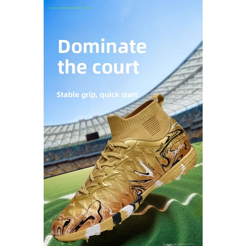 Casual Training Soccer Cleats Soft Upper Material, Flexible Studs, Wear-resistant Football Shoes for Amateur Players
Casual Training Soccer Cleats Soft Upper Material, Flexible Studs, Wear-resistant Football Shoes for Amateur Players