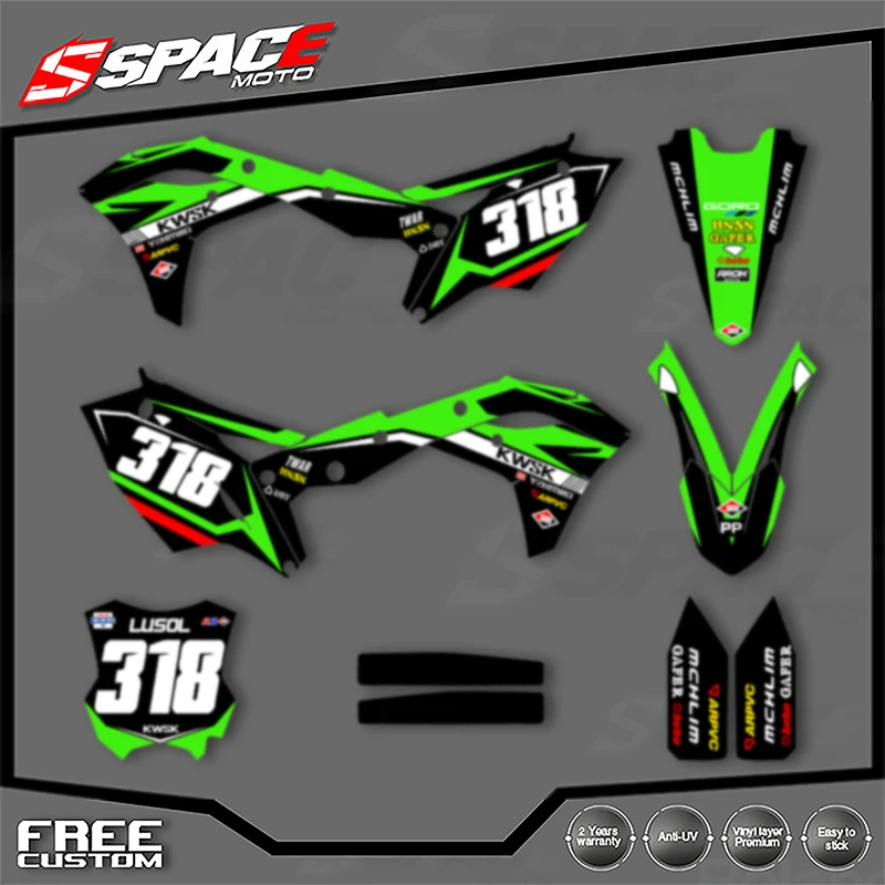 SPACE Motorcycle Graphics Decals Stickers for KAWASAKI KXF250 2017 2018 2019 2020 Decals Stickers Kits 001
SPACE Motorcycle Graphics Decals Stickers for KAWASAKI KXF250 2017 2018 2019 2020 Decals Stickers Kits 001