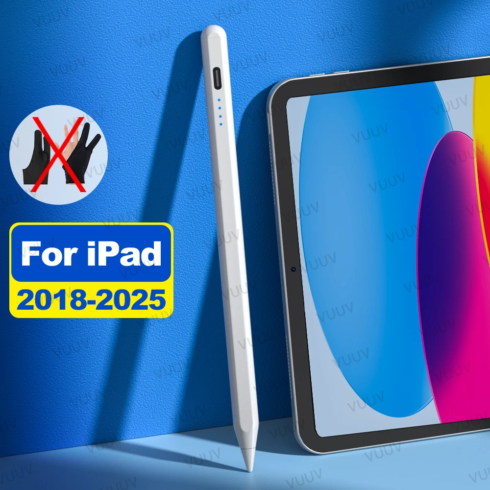 Stylus Pen For Apple Pencil 2 Pro with LED Power Indicators Palm Rejection Tilt Sensing Touch Pen for 2018 to 2025 iPad Pencil
Stylus Pen For Apple Pencil 2 Pro with LED Power Indicators Palm Rejection Tilt Sensing Touch Pen for 2018 to 2025 iPad Pencil