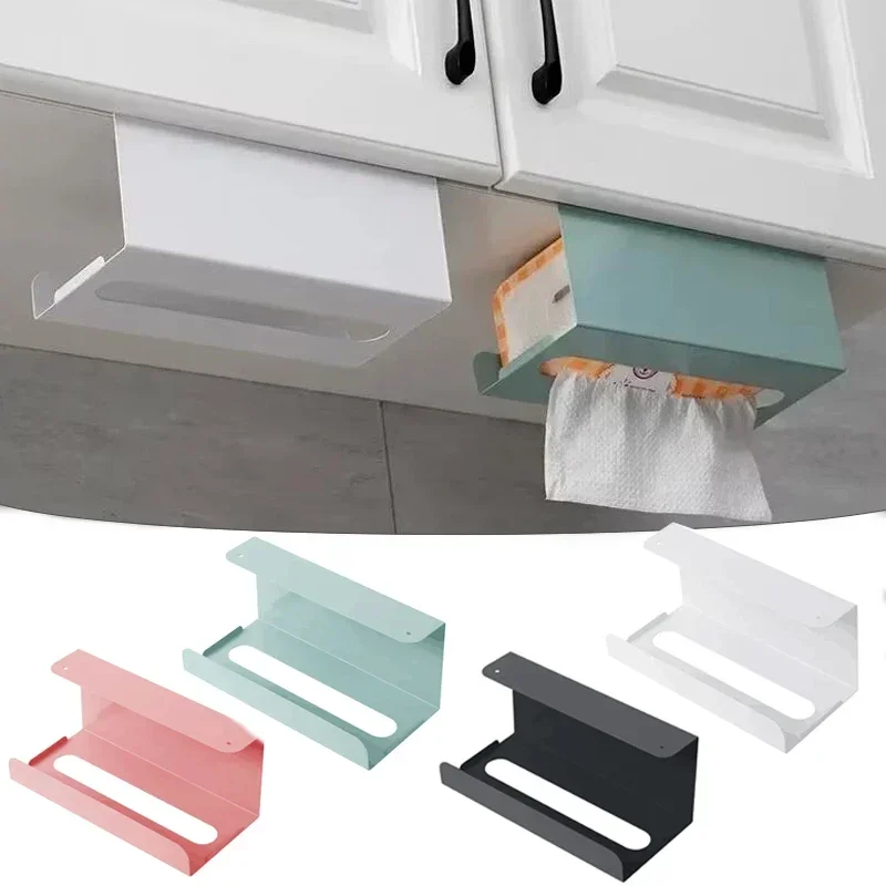 Multi-functional Tissue Box Under Cabinet Paper Towel Holder Iron Strong load-bearing Paper Towel Rack Desk Kitchen Accessories
Multi-functional Tissue Box Under Cabinet Paper Towel Holder Iron Strong load-bearing Paper Towel Rack Desk Kitchen Accessories