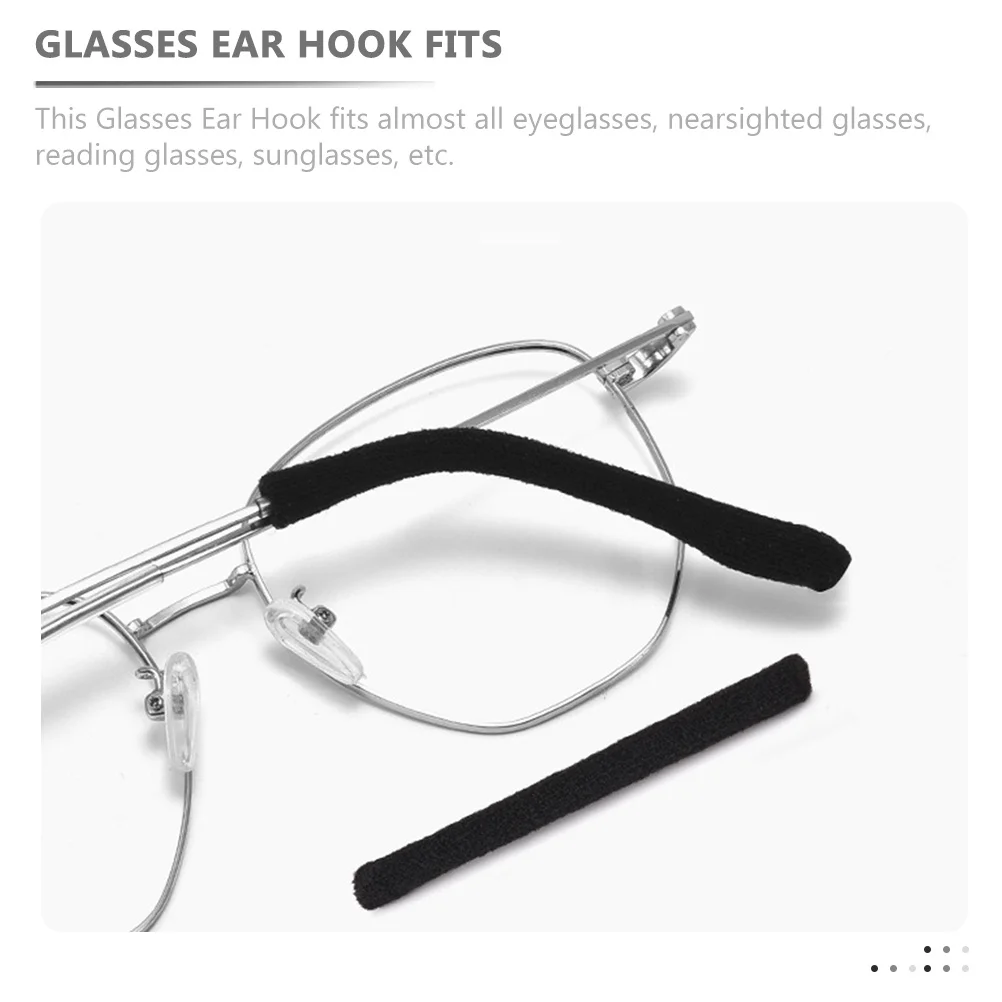 2Pcs Eyeglasses Temple Tips Non-Slip Ear Cushions Protective Grip Sleeves Fits Most Glasses for Running Climbing Riding Outdoor
2Pcs Eyeglasses Temple Tips Non-Slip Ear Cushions Protective Grip Sleeves Fits Most Glasses for Running Climbing Riding Outdoor