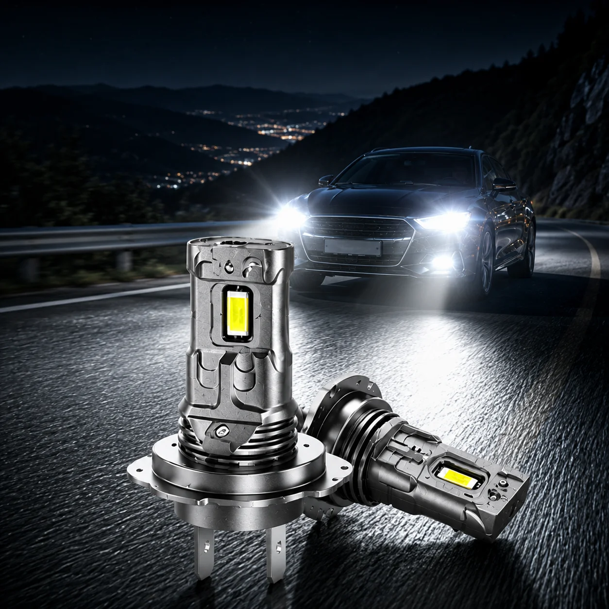 H7 LED Headlight Bulb 2Pcs 12V 30000LM Canbus Error Free 6500K 70W High Power 7035 CSP Head Lamp Super Bright Lamp Turbo Fan
H7 LED Headlight Bulb 2Pcs 12V 30000LM Canbus Error Free 6500K 70W High Power 7035 CSP Head Lamp Super Bright Lamp Turbo Fan