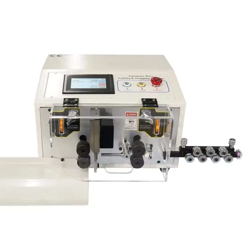 0.1-8.0mm2 SWT508E Automatic Adjustable Wire Stripping Cutting Machine Computer Cable Peeling Cutter Stripper With 220V 110V
0.1-8.0mm2 SWT508E Automatic Adjustable Wire Stripping Cutting Machine Computer Cable Peeling Cutter Stripper With 220V 110V
