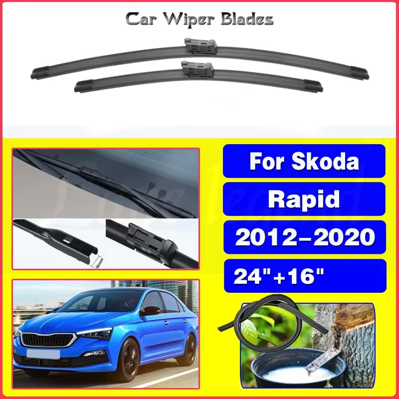 For SKODA Rapid 2012-2020 24"16" Front Wiper Blades Windshield Windscreen Window Cutter Accessories 2017 2018 2019
For SKODA Rapid 2012-2020 24"16" Front Wiper Blades Windshield Windscreen Window Cutter Accessories 2017 2018 2019