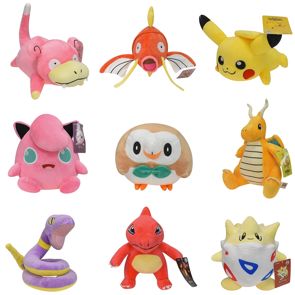 Charmeleon Ekans Pokemon Plush Toy Original Authorization Dragonite Slowpoke Clefairy Peluche Stuffed Doll Togepi Jigglypuf Gift
Charmeleon Ekans Pokemon Plush Toy Original Authorization Dragonite Slowpoke Clefairy Peluche Stuffed Doll Togepi Jigglypuf Gift