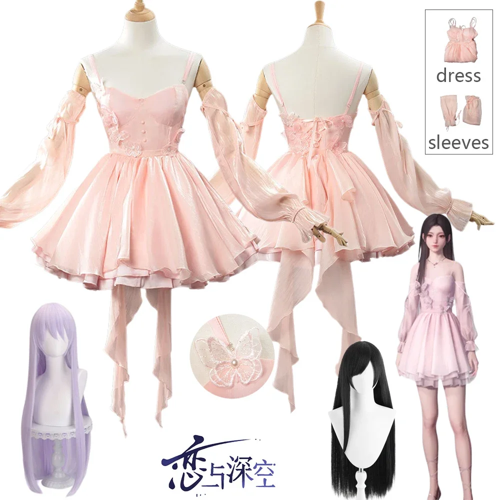 Game Love And DeepSpace Player Cosplay Mc Outfit Costume Pink Dress Full Set Wig Womens Halloween Carnival Party Couple Outfits
Game Love And DeepSpace Player Cosplay Mc Outfit Costume Pink Dress Full Set Wig Womens Halloween Carnival Party Couple Outfits