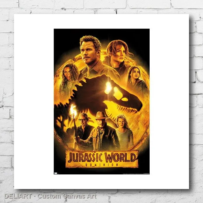 JURASSIC WORLD DOMINION - Canvas Movie Poster Custom Size Available Room Decoration Home Decor Wall Art
JURASSIC WORLD DOMINION - Canvas Movie Poster Custom Size Available Room Decoration Home Decor Wall Art