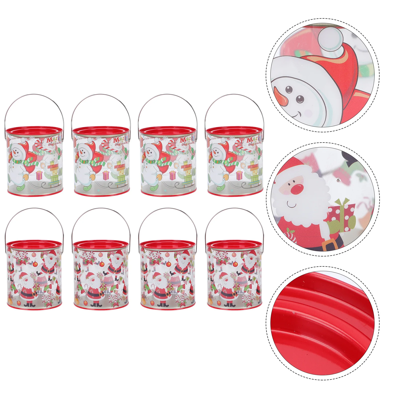 8 Pcs Portable Cylinder Tinplate Lid Bucket Tote Bags Food Xmas Sealing Packing Canister Candy Pvc Adorable Christmas Plushies
8 Pcs Portable Cylinder Tinplate Lid Bucket Tote Bags Food Xmas Sealing Packing Canister Candy Pvc Adorable Christmas Plushies