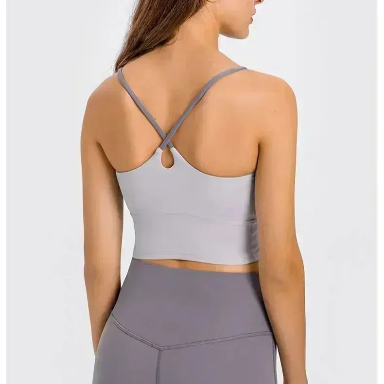 Женский спортивный топ Lemon Running Vest с перекрестными лямками, укороченный, сексуальный, без рукавов, свободный крой, для тренировок и спортзала
Женский спортивный топ Lemon Running Vest с перекрестными лямками, укороченный, сексуальный, без рукавов, свободный крой, для тренировок и спортзала