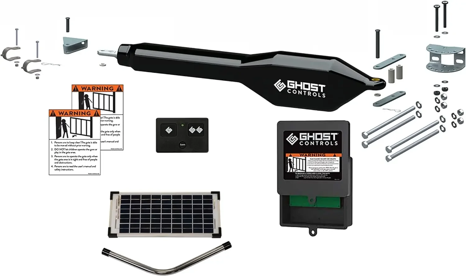 FREE SHIPPING.Ghost Controls Heavy-Duty Solar Automatic Gate Opener Kit for Driveway Swing Gates with Long-Range Solar Gate Open
FREE SHIPPING.Ghost Controls Heavy-Duty Solar Automatic Gate Opener Kit for Driveway Swing Gates with Long-Range Solar Gate Open
