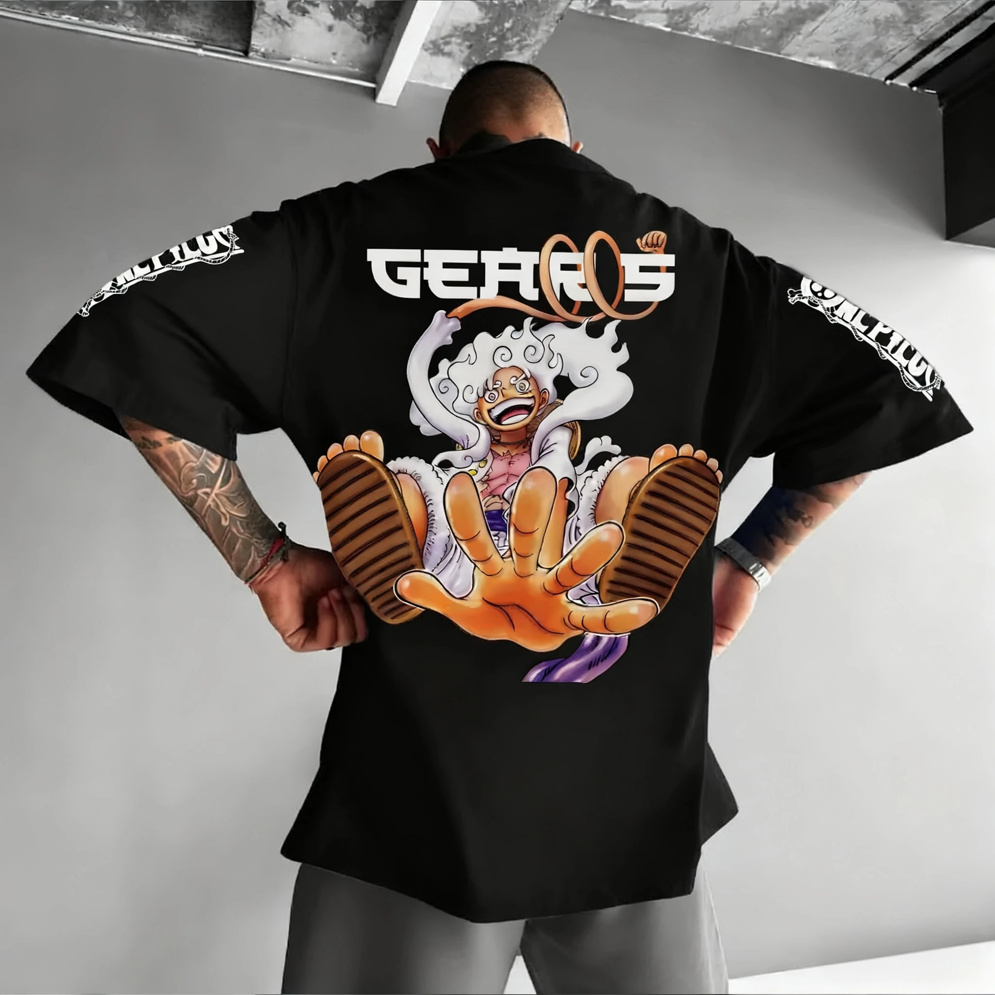 2025 цельные хлопковые свободные спортивные футболки с круглым вырезом и короткими рукавами в американском стиле с принтом Луффи и Зоро для мужчин и женщин
2025 цельные хлопковые свободные спортивные футболки с круглым вырезом и короткими рукавами в американском стиле с принтом Луффи и Зоро для мужчин и женщин