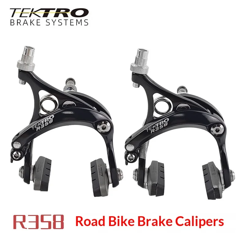 TEKTRO R358C Road Bike Brakes: Aluminum Alloy Open-Frame V-Brake Calipers for Folding Bikes
TEKTRO R358C Road Bike Brakes: Aluminum Alloy Open-Frame V-Brake Calipers for Folding Bikes