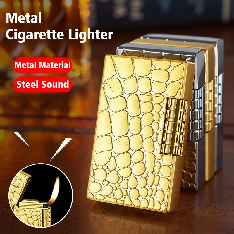 Metal Sound Inclined Fires Windproof Open Flame Grinding Wheel Lighter Inflatable Pipe Cigarettes Lighters & Smoking Accessories
Metal Sound Inclined Fires Windproof Open Flame Grinding Wheel Lighter Inflatable Pipe Cigarettes Lighters & Smoking Accessories