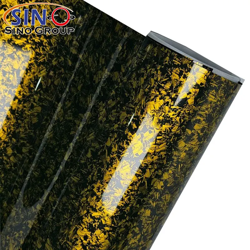 PET Car Wrap Vinyl Film Cl-Cff-06P Fancy Carbon Fiber Gloss Gold Pet Auto Vinyl Supplier Full Sticker Car Body Wrap 1.52 X 18m
PET Car Wrap Vinyl Film Cl-Cff-06P Fancy Carbon Fiber Gloss Gold Pet Auto Vinyl Supplier Full Sticker Car Body Wrap 1.52 X 18m