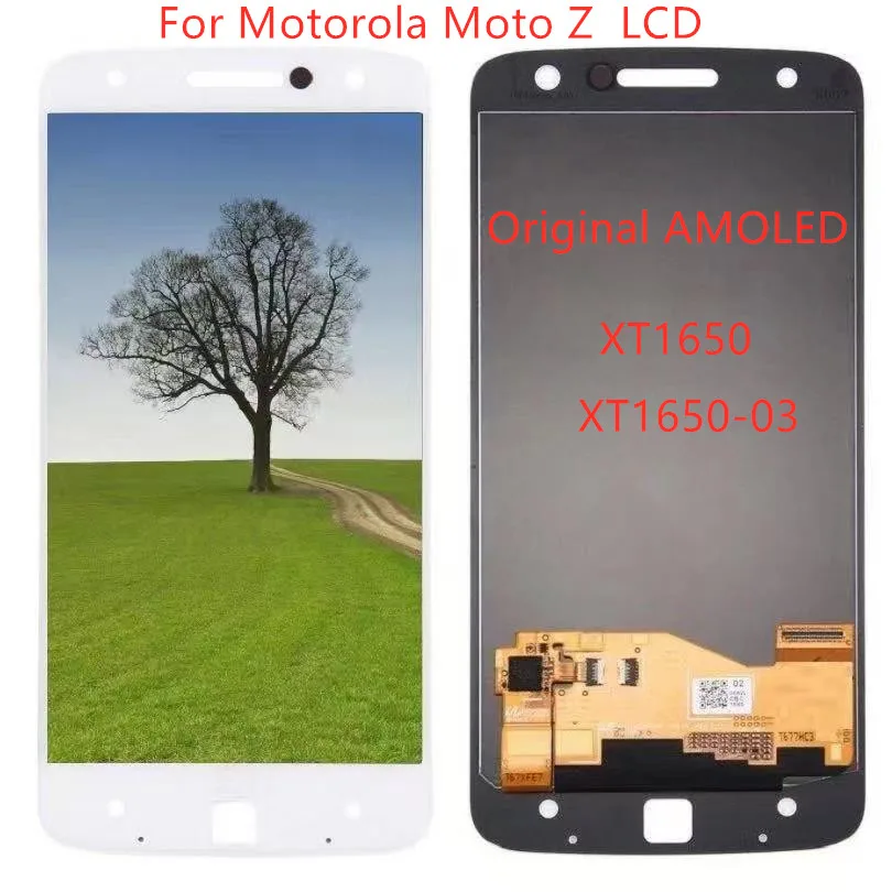 For Motorola Moto Z Droid XT1650 LCD Display Touch Screen Digitizer Assembly Replacement Parts for moto z lcd Display
For Motorola Moto Z Droid XT1650 LCD Display Touch Screen Digitizer Assembly Replacement Parts for moto z lcd Display