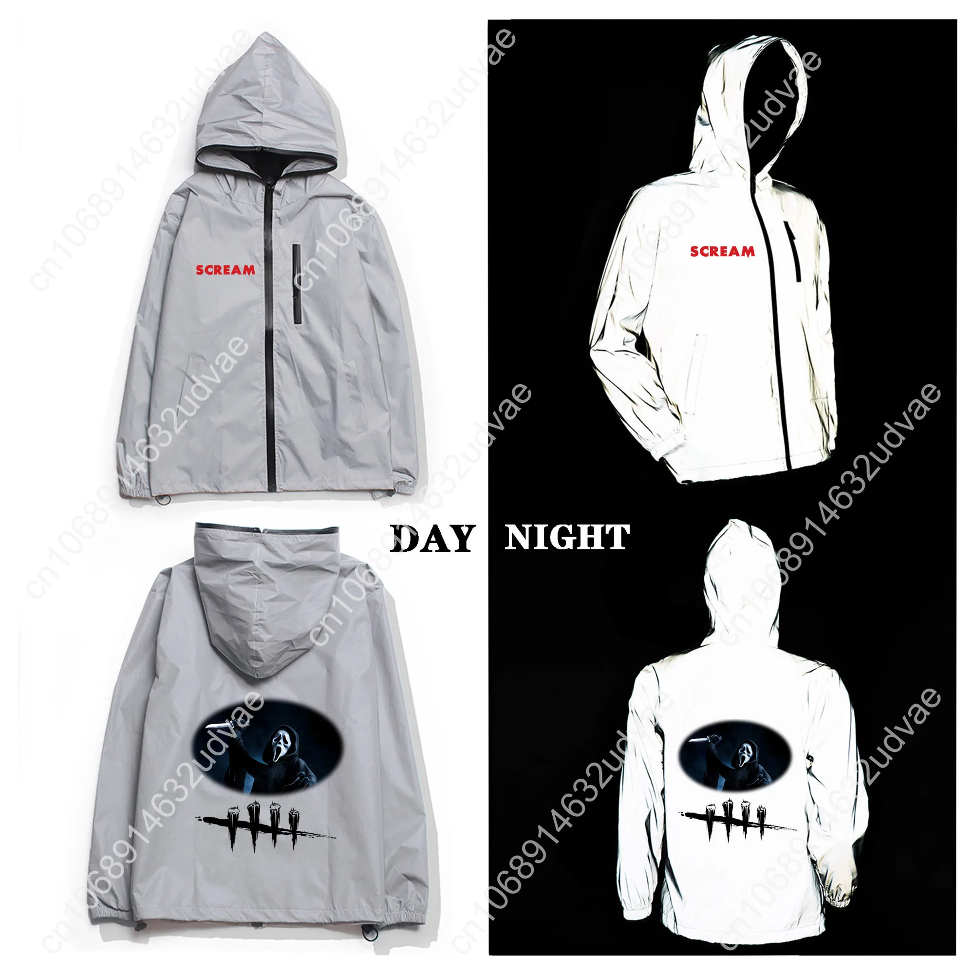 Scream Reflective Jacket Mens Womens billy Loomis Coat Hooded Windbreaker Runing Pocket Jackets Cycling Hiking Customized Hoodie
Scream Reflective Jacket Mens Womens billy Loomis Coat Hooded Windbreaker Runing Pocket Jackets Cycling Hiking Customized Hoodie