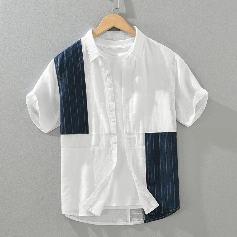 Men's Pure Linen ort Sve irt Cool Color Blo Lightweight Breathable Summer New Sle Casual Faion Moisture ng
Men's Pure Linen ort Sve irt Cool Color Blo Lightweight Breathable Summer New Sle Casual Faion Moisture ng