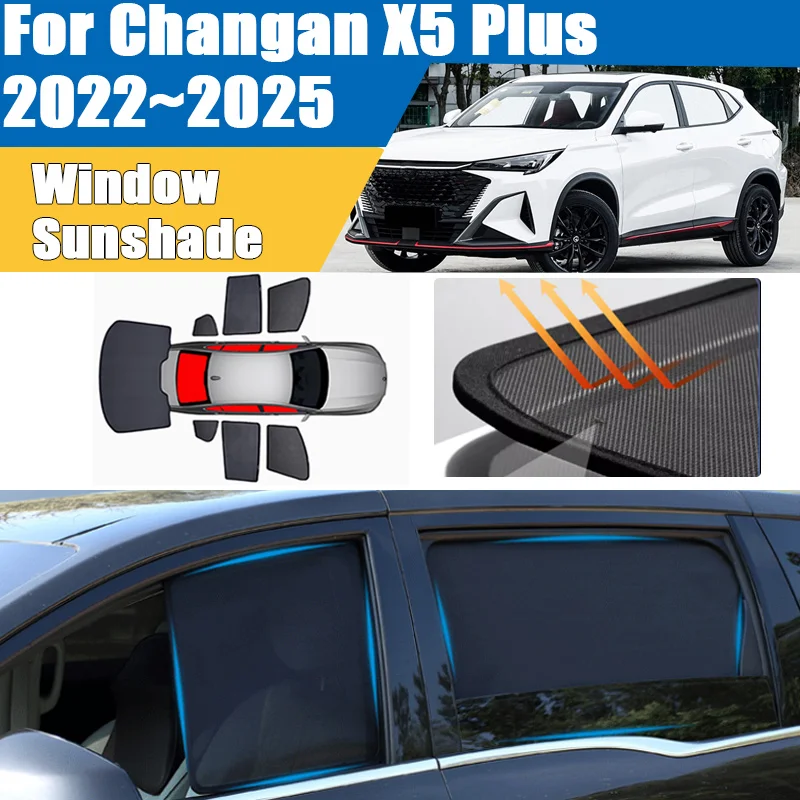 Car Sun Shade For Changan Oshan X5 Plus 2022-2025 2023 Blackout Mesh Heat Insulation Windshield Frame Curtain Auto Accessories
Car Sun Shade For Changan Oshan X5 Plus 2022-2025 2023 Blackout Mesh Heat Insulation Windshield Frame Curtain Auto Accessories