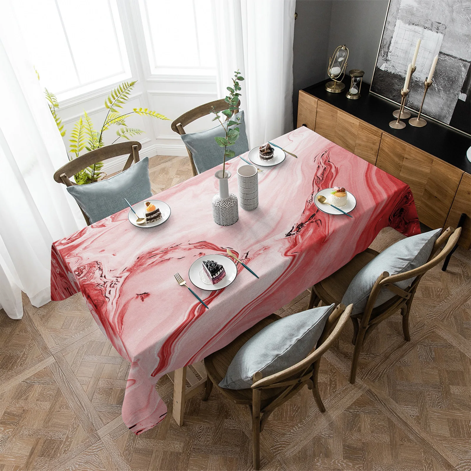 Marble Fluid Texture Red Waterproof Tablecloth Party Decorations Supplies Rectangle Table Cloth for Kitchen Table Decor
Marble Fluid Texture Red Waterproof Tablecloth Party Decorations Supplies Rectangle Table Cloth for Kitchen Table Decor
