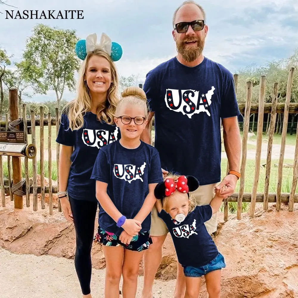 Independence Day Mommy and Me T-shirt Kids Family Matching Outfits Mom Son Daughter Rainbow Print Crew Neck Short sleeve T-shirt
Independence Day Mommy and Me T-shirt Kids Family Matching Outfits Mom Son Daughter Rainbow Print Crew Neck Short sleeve T-shirt