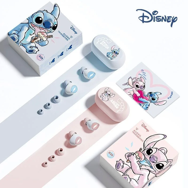 Disney peripherals Stitch Angella D29 Bluetooth Headset Wireless High Sound Quality In-Ear Couple Headphones for Men and Women
Disney peripherals Stitch Angella D29 Bluetooth Headset Wireless High Sound Quality In-Ear Couple Headphones for Men and Women