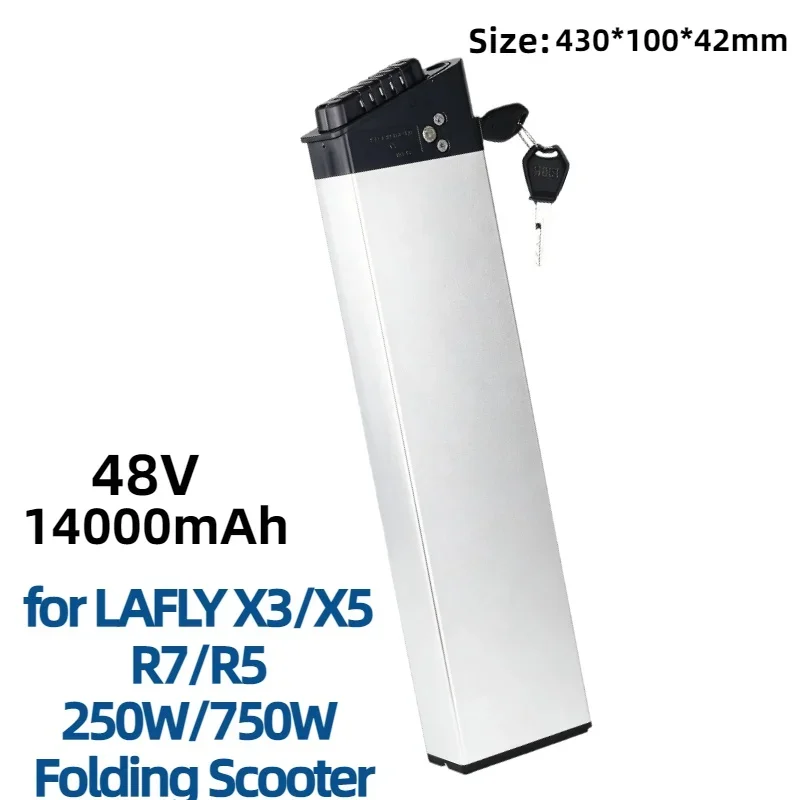 48V 14Ah DCH 006 High Capacity Battery – Durable Energy Supply Spare for LAFLY X3/X5 R7/R5 250W/750W Folding Scooter Replacement
48V 14Ah DCH 006 High Capacity Battery – Durable Energy Supply Spare for LAFLY X3/X5 R7/R5 250W/750W Folding Scooter Replacement