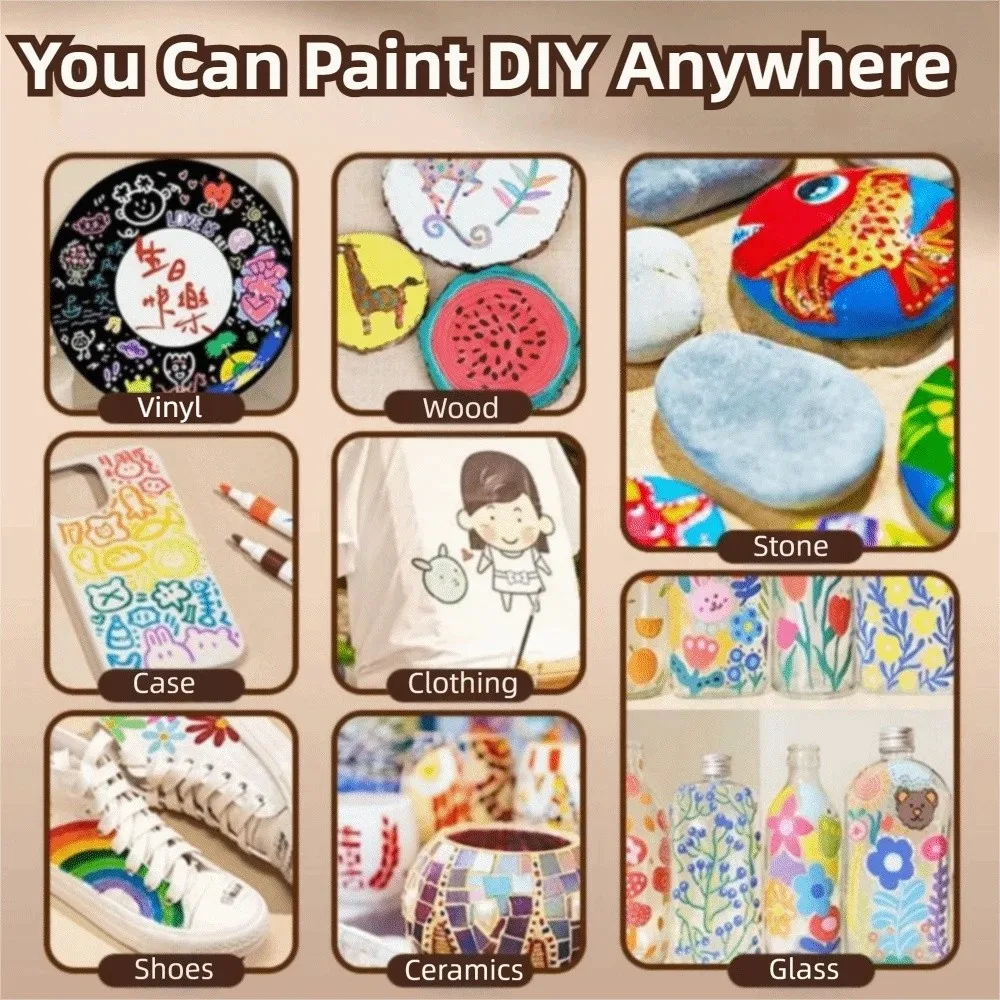 80-цветный набор акриловых маркеров, мягкий наконечник, тонкий наконечник, акриловый маркер, нетоксичный, быстросохнущий, детские ручки для рисования граффити
80-цветный набор акриловых маркеров, мягкий наконечник, тонкий наконечник, акриловый маркер, нетоксичный, быстросохнущий, детские ручки для рисования граффити