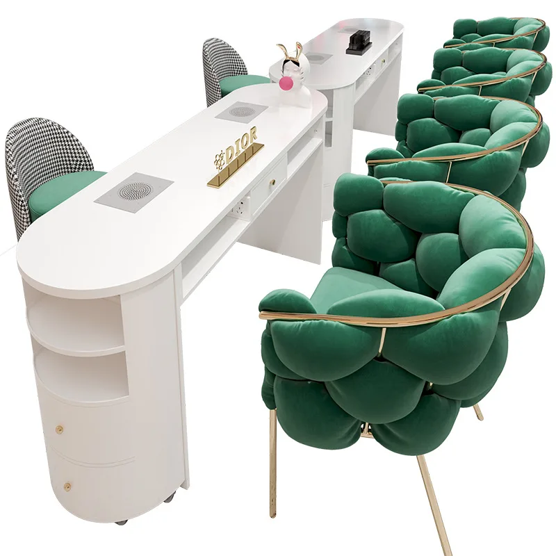 Light Luxury Nail Table and Chair Set Manicure Single and Double Table and Chair Fengjin Nail Table Double Marble Simple Metal
Light Luxury Nail Table and Chair Set Manicure Single and Double Table and Chair Fengjin Nail Table Double Marble Simple Metal