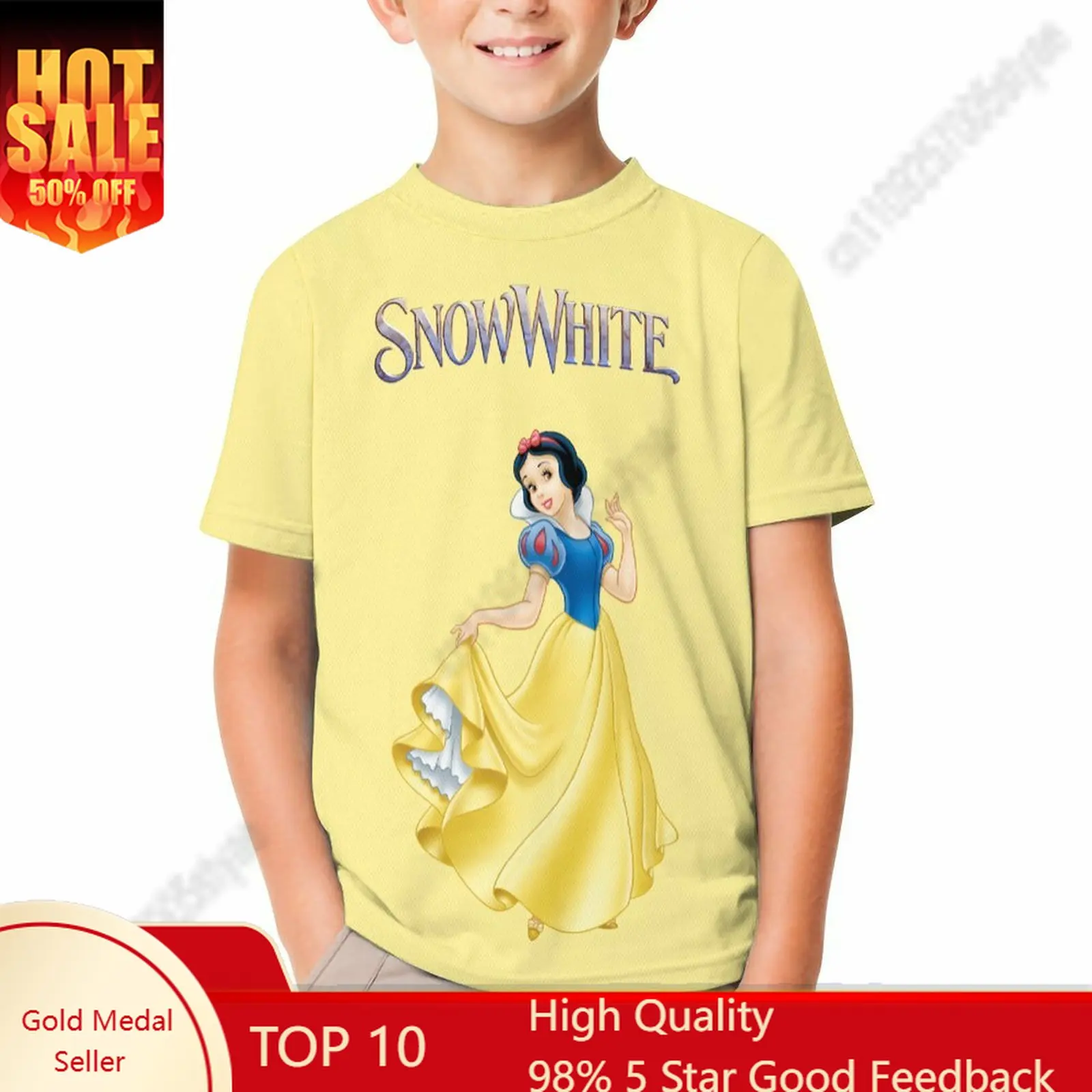 Snow White T Shirt Boy Girl Short Sleeve Print Fashionable Cute Casual Cotton TShirt Comfortable Crew Neck Children Child Tee
Snow White T Shirt Boy Girl Short Sleeve Print Fashionable Cute Casual Cotton TShirt Comfortable Crew Neck Children Child Tee