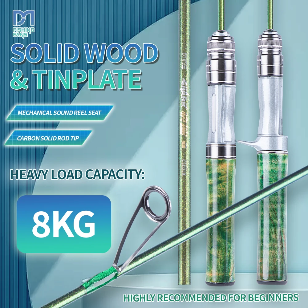 FISHINGFANS KUAISHA CYPRESS HANDLE UL ULTRALIGHT POLE SOLID TIP 8kg DRAG POWER Rattle reel Seat Crappie TROUT FISHING ROD
FISHINGFANS KUAISHA CYPRESS HANDLE UL ULTRALIGHT POLE SOLID TIP 8kg DRAG POWER Rattle reel Seat Crappie TROUT FISHING ROD