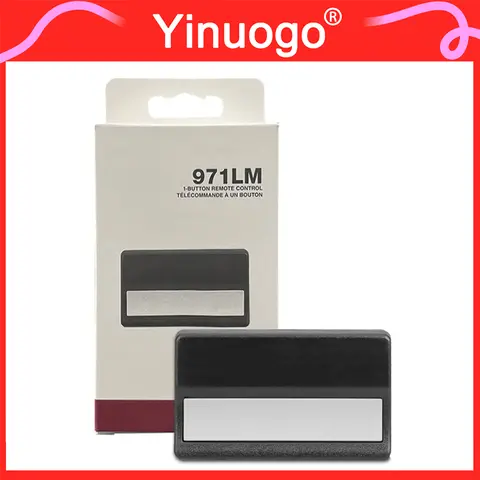 Para LiftMaster 971LM 973LM 972LM 974LM 91LM 92LM 94LM 96LM Abridor de porta de garagem 390 MHz Chamberlain 950CB 953CB 956CB Botão de aprendizagem vermelho / laranja