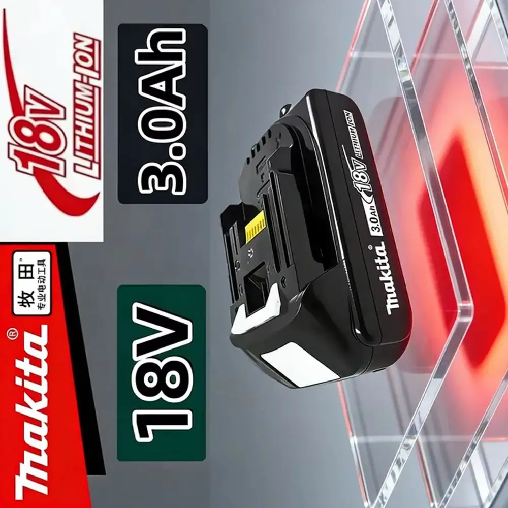 Genuine Makita 3Ah 18V Battery BL1830 BL1850B BL1850 BL1840 BL1860 BL1815 BL1820 Replacement Lithium Battery
Genuine Makita 3Ah 18V Battery BL1830 BL1850B BL1850 BL1840 BL1860 BL1815 BL1820 Replacement Lithium Battery