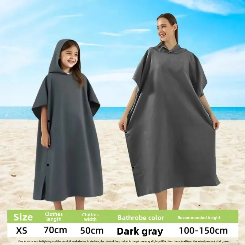 Unisex Quick Dry Beach Poncho Hooded Absorbent Towel for Swimming Surfing Changing
Unisex Quick Dry Beach Poncho Hooded Absorbent Towel for Swimming Surfing Changing