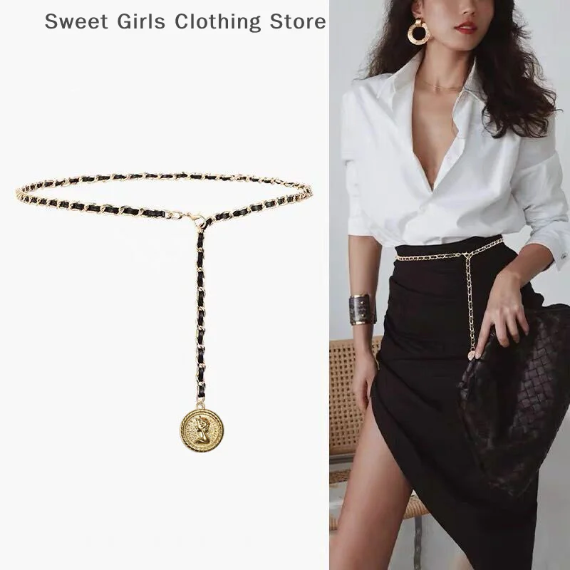 Модный пояс-цепочка, женские металлические ремни на талии для женщин, роскошный тонкий пояс с кисточками, платье, регулируемый корсет
Модный пояс-цепочка, женские металлические ремни на талии для женщин, роскошный тонкий пояс с кисточками, платье, регулируемый корсет