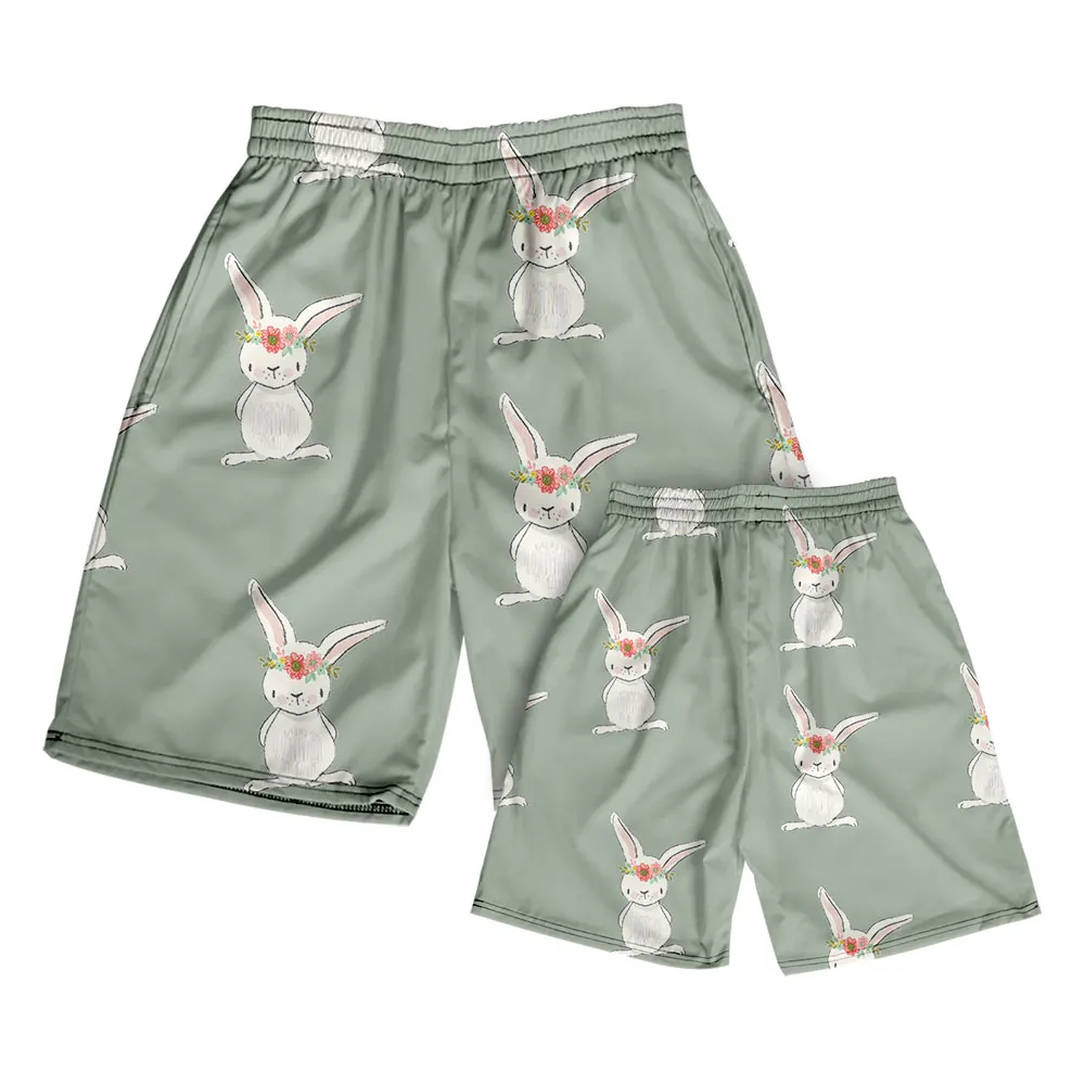 Leisure Summer Cute Cartoon Rabbit Print Pattern Comfortable Beach Shorts for Women
Leisure Summer Cute Cartoon Rabbit Print Pattern Comfortable Beach Shorts for Women