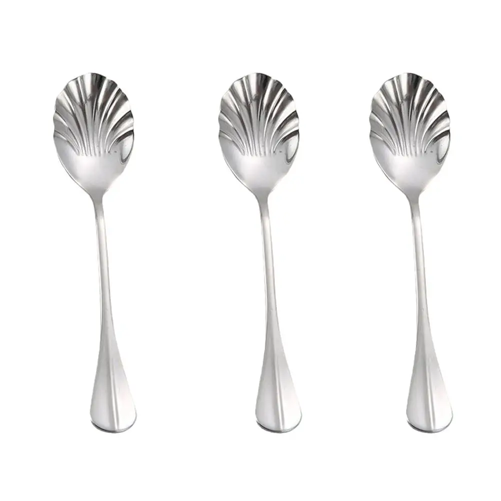 3Pcs Shell Spoon Long Handle Stainless Steel Cocktail Stirrers Reusable Mixing Spoons for Coffee Drinks Ice Cream Tools
3Pcs Shell Spoon Long Handle Stainless Steel Cocktail Stirrers Reusable Mixing Spoons for Coffee Drinks Ice Cream Tools