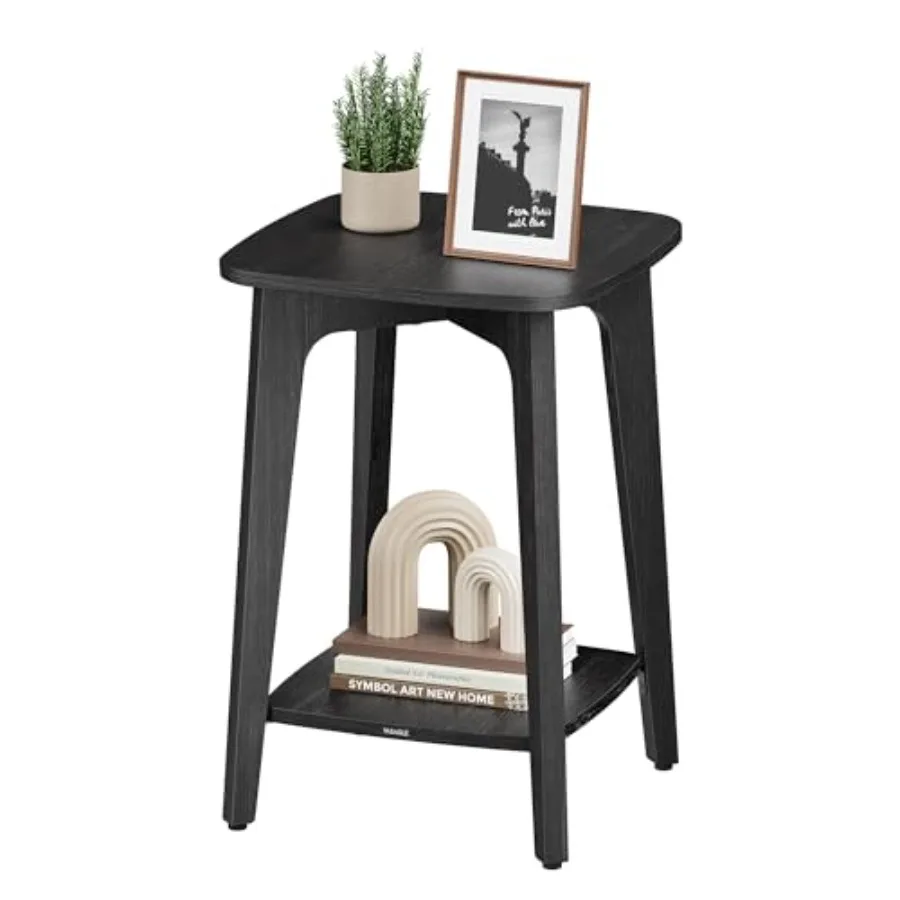 MAEZO Collection - Side Table 2-Tier Small Square End Table Nightstand with Tapered Legs Curved Transitions for Small Spaces Li
MAEZO Collection - Side Table 2-Tier Small Square End Table Nightstand with Tapered Legs Curved Transitions for Small Spaces Li
