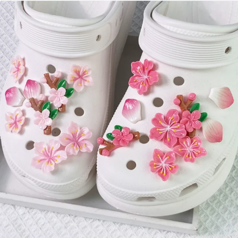 DIY Clog Shoe Accessories Retro Metal Decorations Shoe Flowers Jean Ribbon Set Butterfly Set Rabbit Set Easy Removal