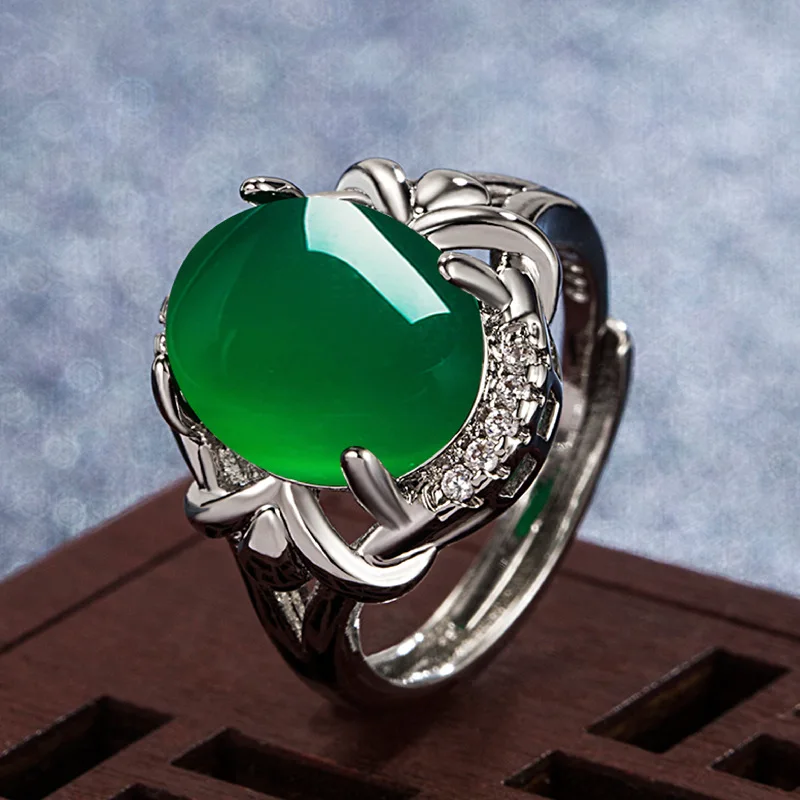 Natural Green Hand Carved Water Drop Ring Fashion Boutique Jewelry Men's and Women's Opening Adjustable Ring Gift Wholesale
Natural Green Hand Carved Water Drop Ring Fashion Boutique Jewelry Men's and Women's Opening Adjustable Ring Gift Wholesale