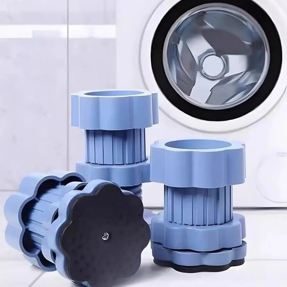 4Pcs Washing Machine Mat Universal Heightening Pads Easy Installation Anti-Vibration Shock Absorbing Washer Dryer Foot Pads
4Pcs Washing Machine Mat Universal Heightening Pads Easy Installation Anti-Vibration Shock Absorbing Washer Dryer Foot Pads