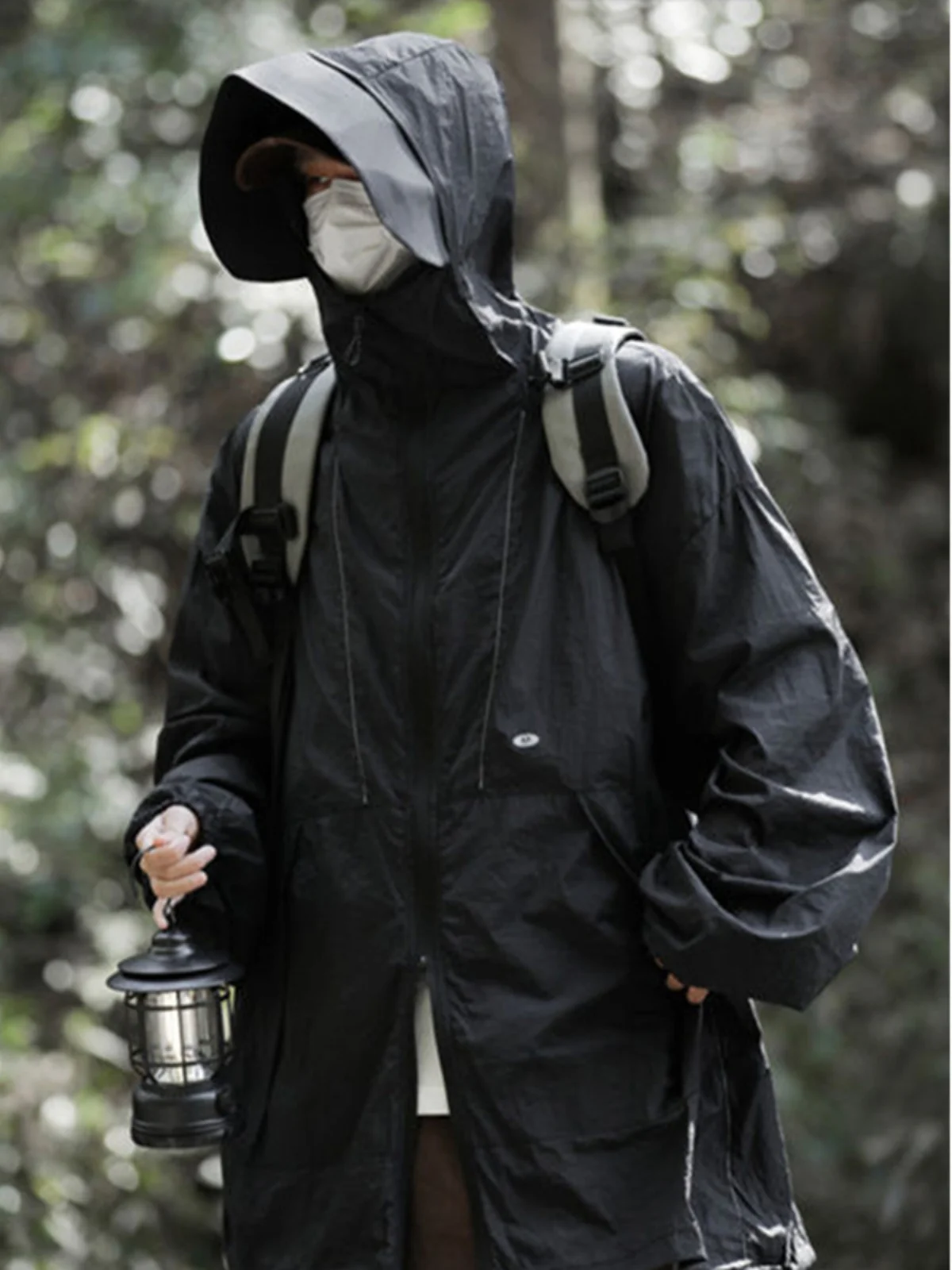 Men's Outdoor Tee-Proof Fce Jaet Thin Ice Silk Sun Protection Coat with Face Mask Qui-Drng Stand Fit Spring Autumn
Men's Outdoor Tee-Proof Fce Jaet Thin Ice Silk Sun Protection Coat with Face Mask Qui-Drng Stand Fit Spring Autumn