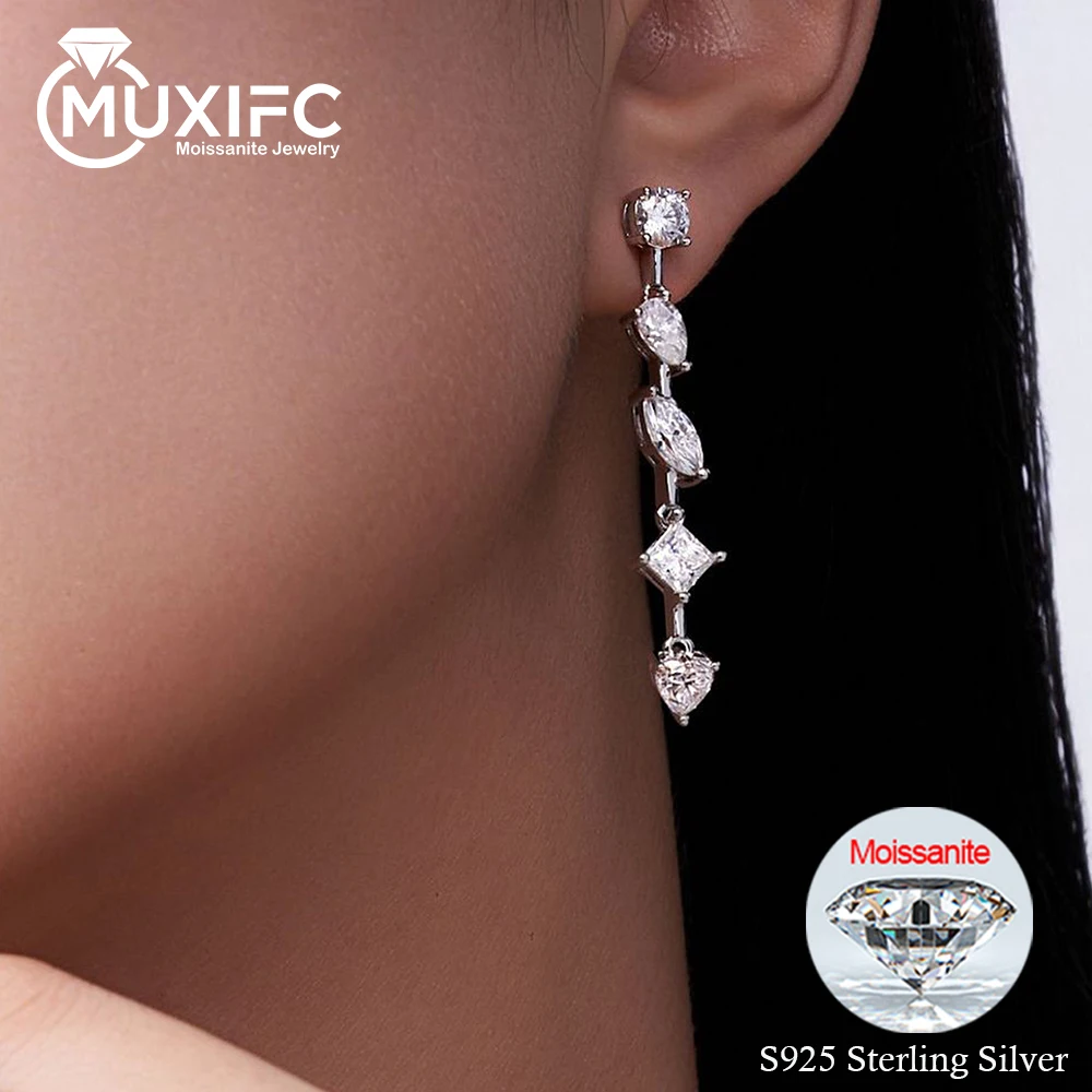MUXIFC 5CT серьги с муассанитом для женщин D цвет лабораторные бриллиантовые свадебные серьги-капли из стерлингового серебра 925 пробы ювелирные изделия для помолвки
MUXIFC 5CT серьги с муассанитом для женщин D цвет лабораторные бриллиантовые свадебные серьги-капли из стерлингового серебра 925 пробы ювелирные изделия для помолвки